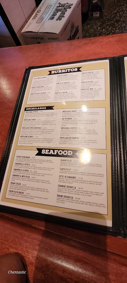 Los Aztecas Mexican Restaurant Menu - Image 4